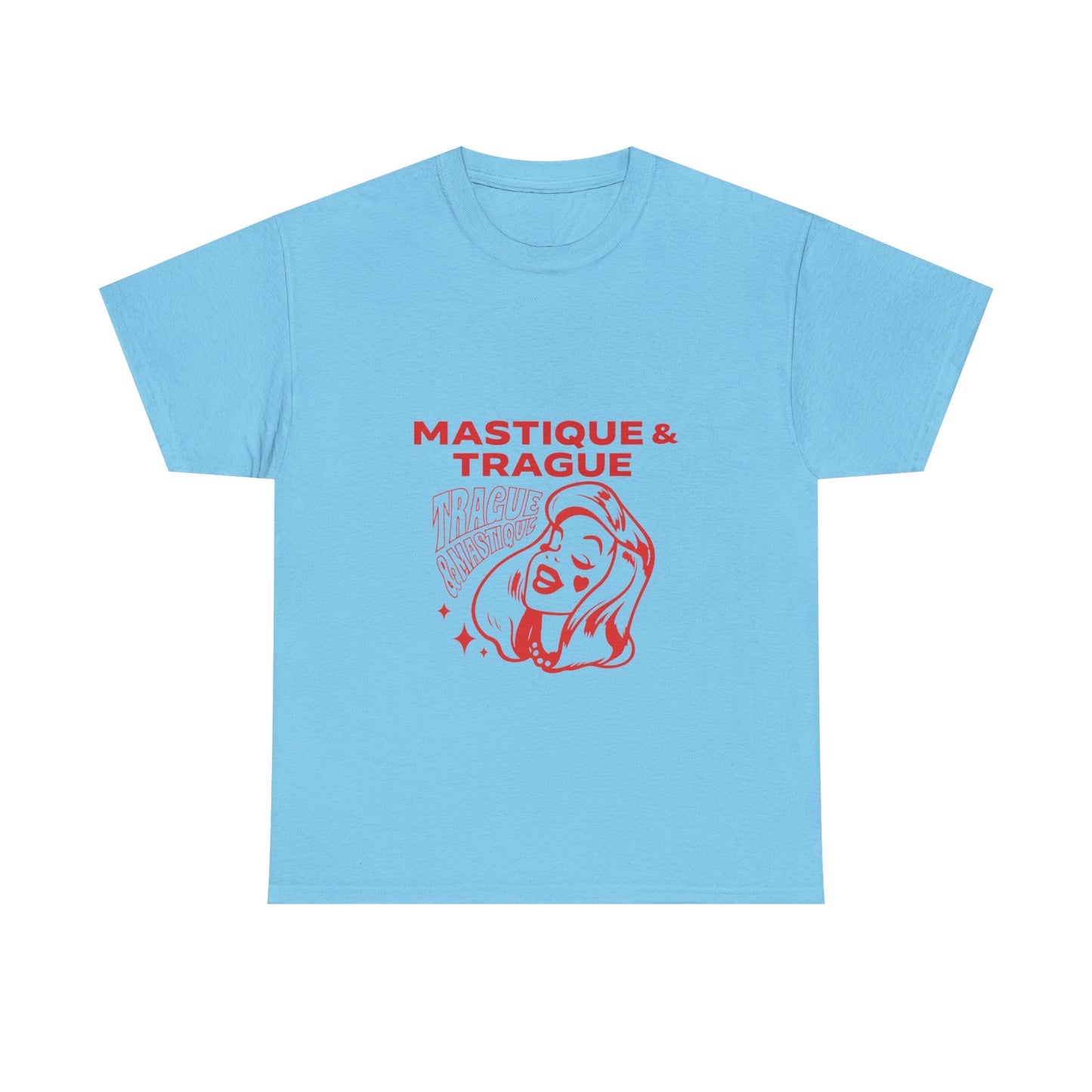 Fierce Femme in Red Unisex Heavy cotton tee Printify