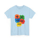 Orange Equals Symbol Unisex Heavy Cotton Tee Printify