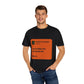 Music Quote Card Unisex Garment-Dyed T-shirt - snazzymerch