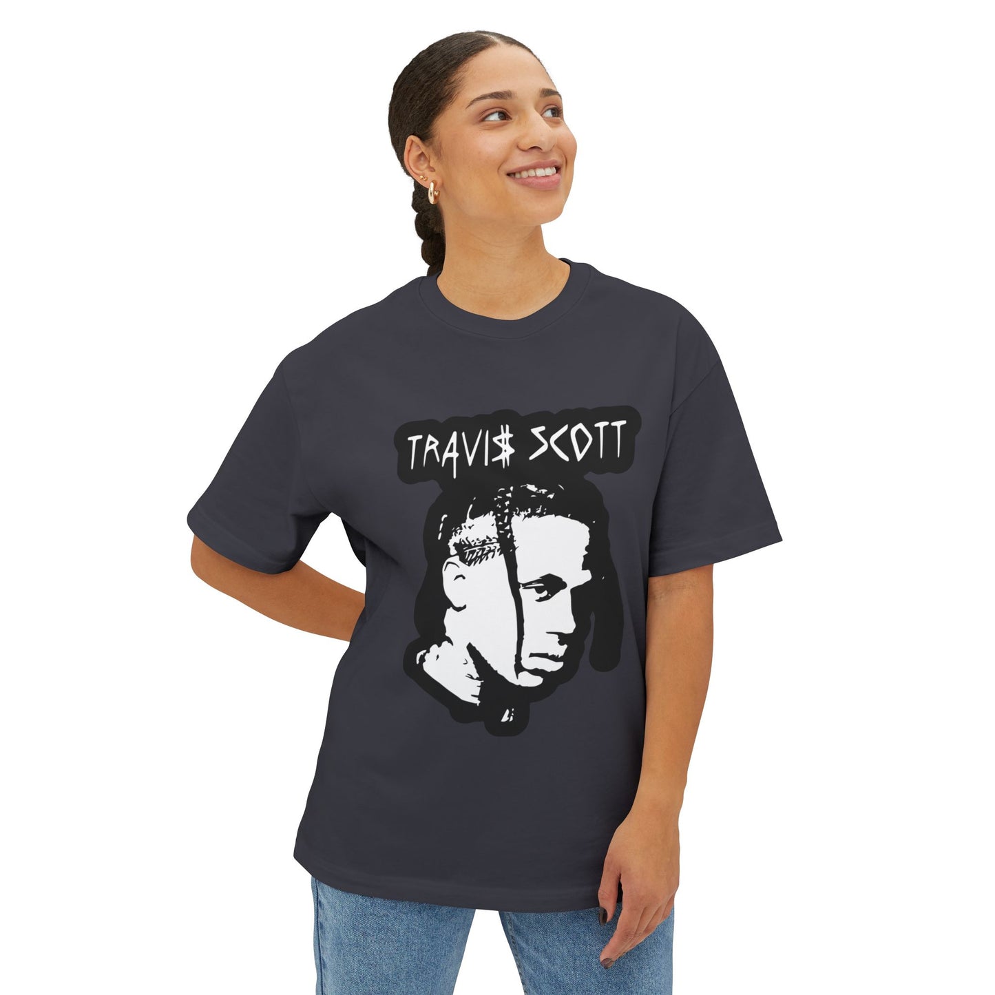 Neon Mirage Unisex Oversized Boxy Tee - snazzymerch