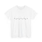 Minimal White Orbit Unisex Heavy Cotton Tee - snazzymerch