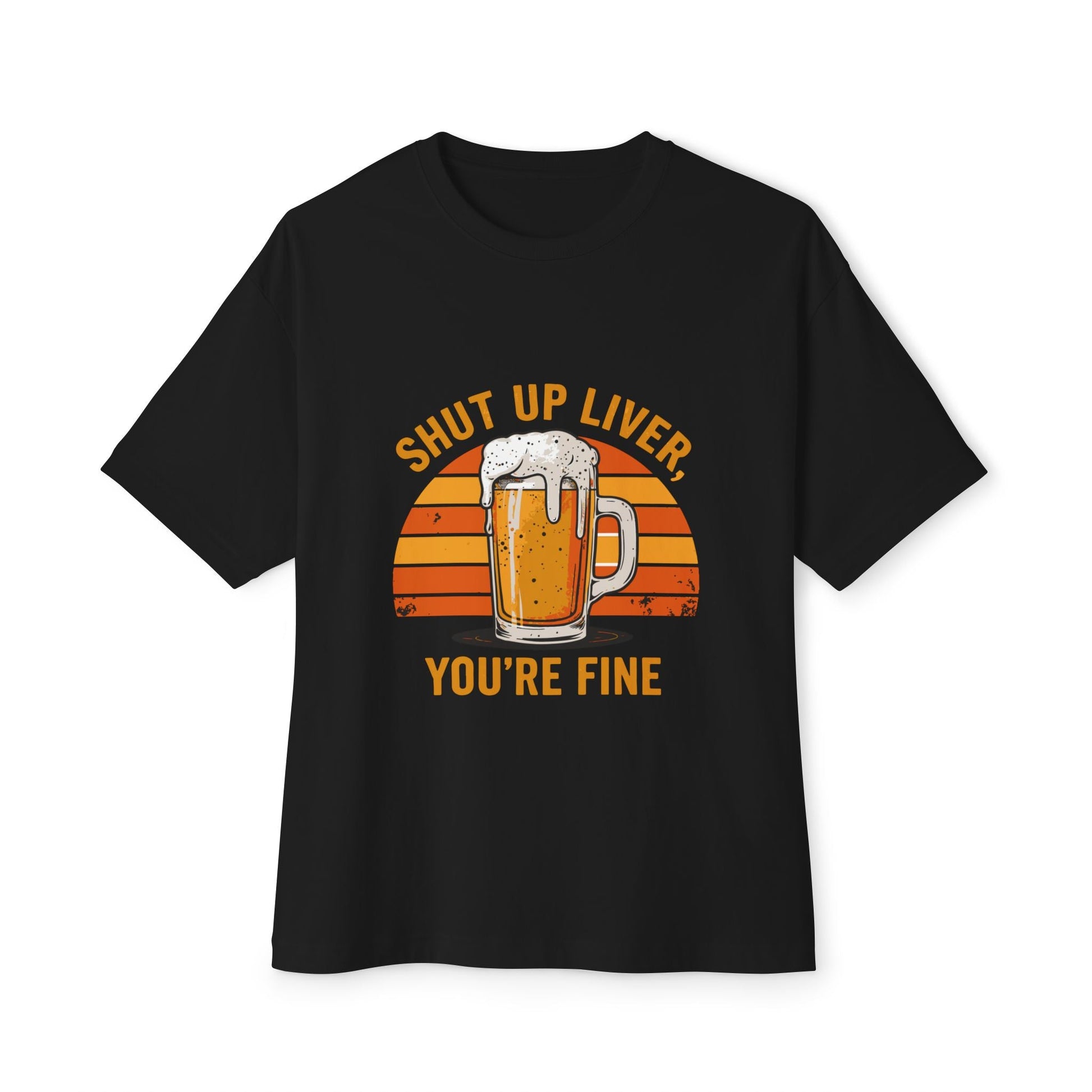 Oversized boxy Tee – Snazzy You're fine Edition Printify