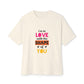 Copy of Copy of  Orange Divide Symbol Oversized Boxy Tee Printify