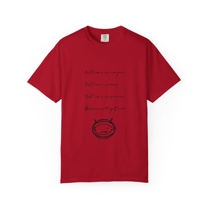 Minimalist Music Unisex Garment-Dyed T-shirt - snazzymerch