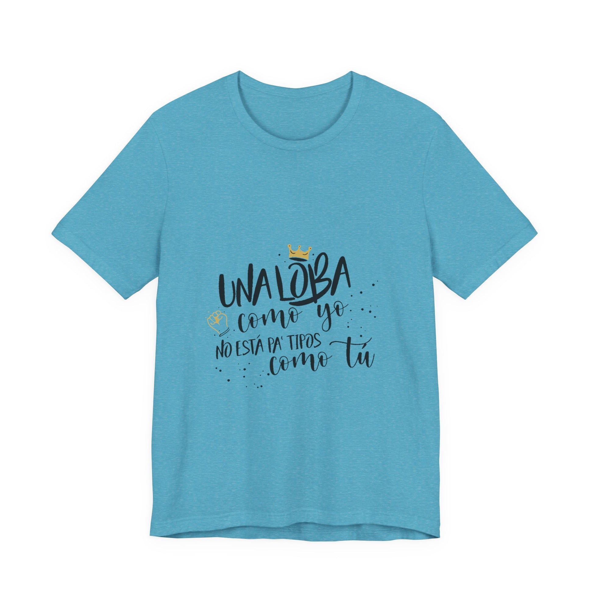 Golden Wolf Energy Unisex jersey short sleeve tee Printify