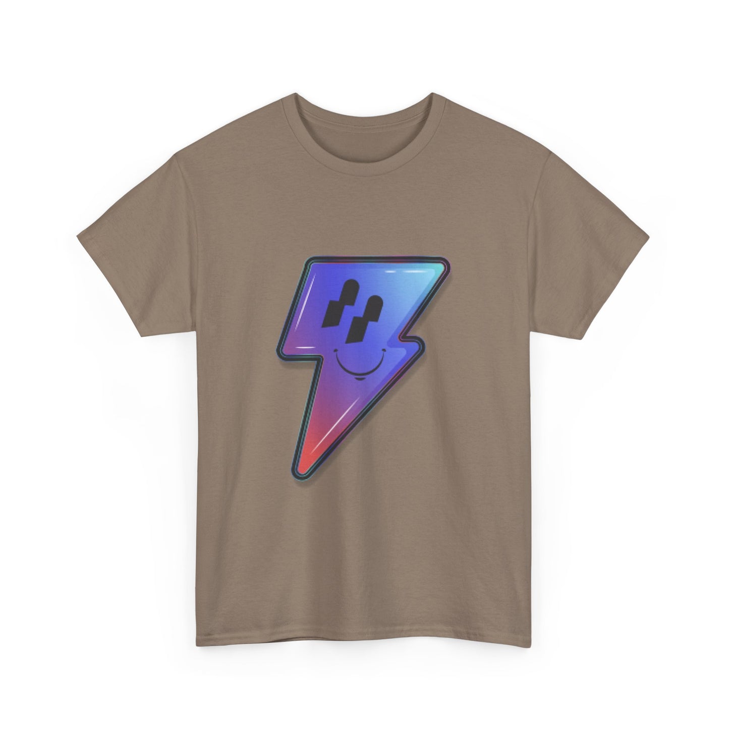 Smiley Charge Pop Unisex Heavy cotton tee Printify