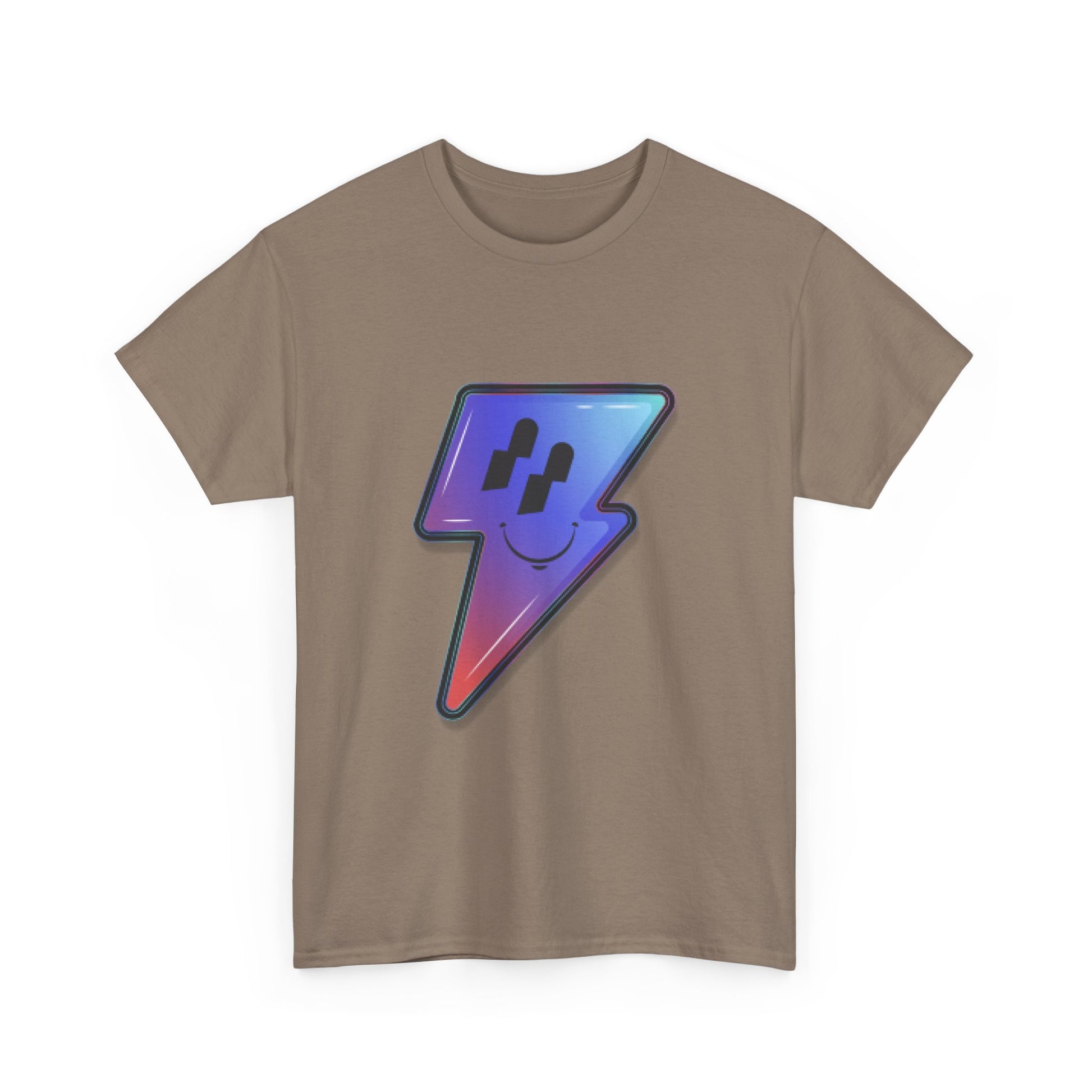 Smiley Charge Pop Unisex Heavy cotton tee Printify