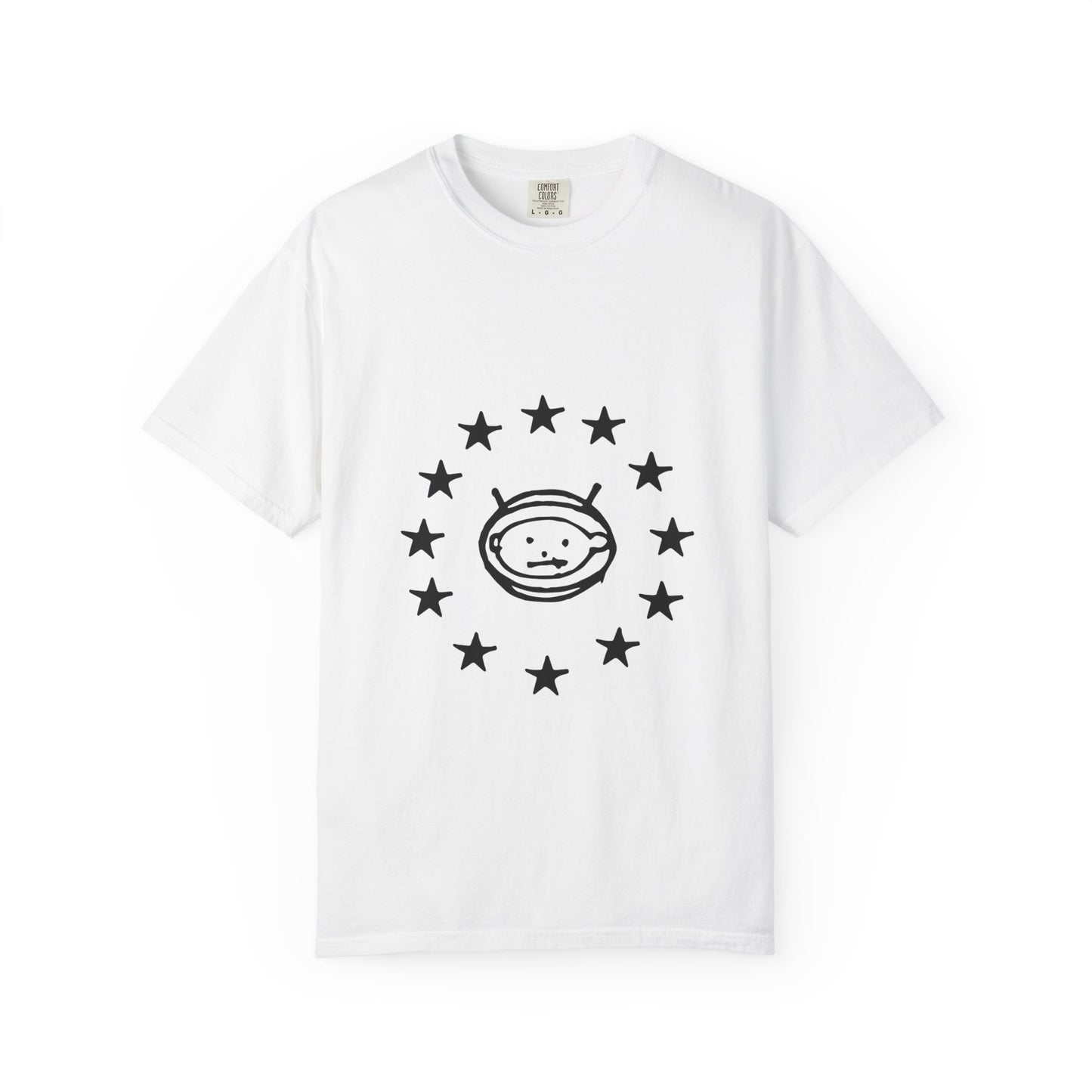 Electric Guitar Silhouette Unisex Garment-Dyed T-shirt - snazzymerch