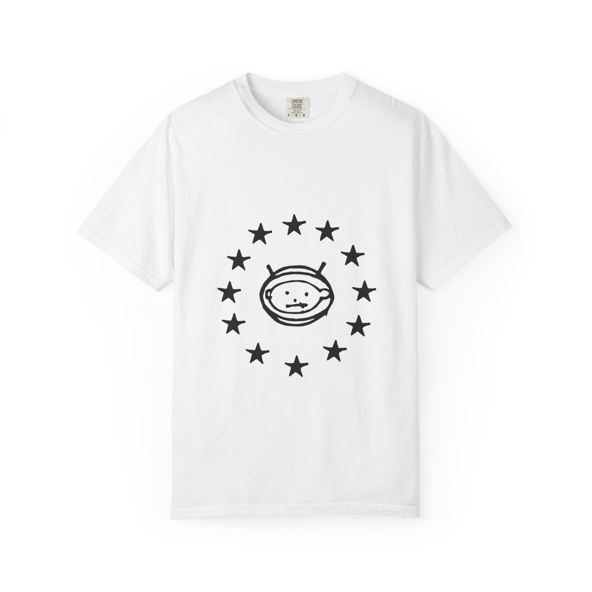 Electric Guitar Silhouette Unisex Garment-Dyed T-shirt - snazzymerch