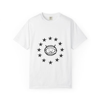 Electric Guitar Silhouette Unisex Garment-Dyed T-shirt - snazzymerch