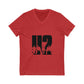 360 Graphic Unisex Jersey Short Sleeve V-Neck Tee - snazzymerch