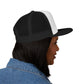 Billie Eilish Inspired Trucker Cap – Bold Red Block Edition Printify