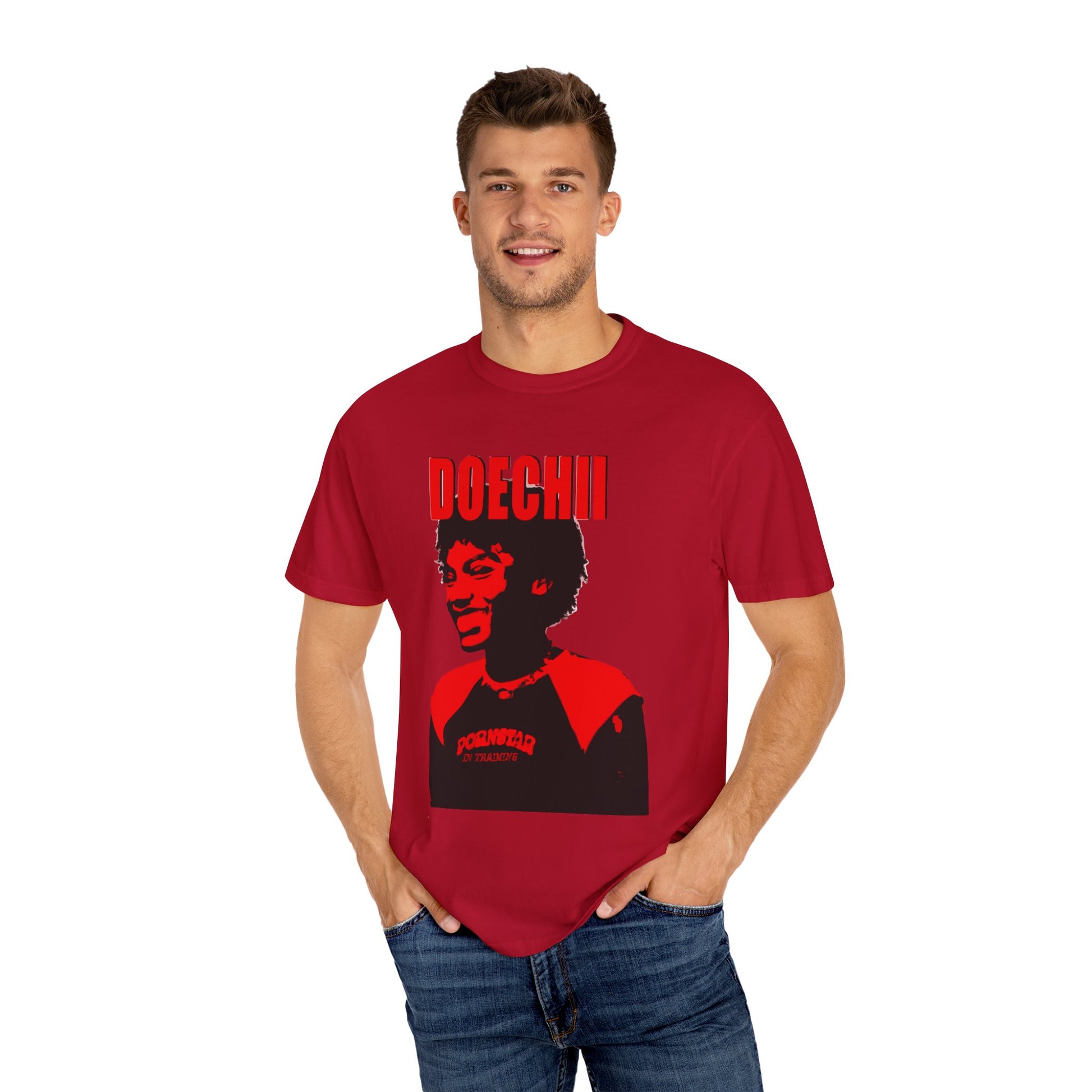 Art Portrait Unisex Garment-Dyed T-shirt - snazzymerch