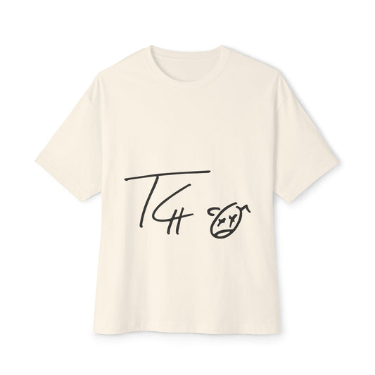 Lunar Echo Unisex Oversized Boxy Tee - snazzymerch