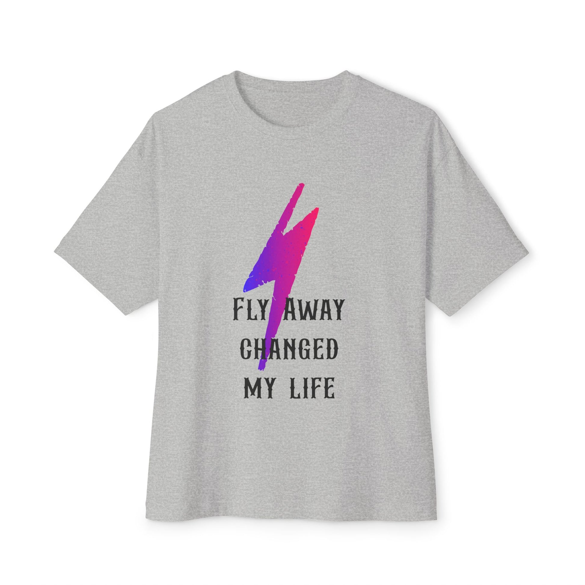 Power Surge Bolt Unisex Oversized Boxy tee Printify