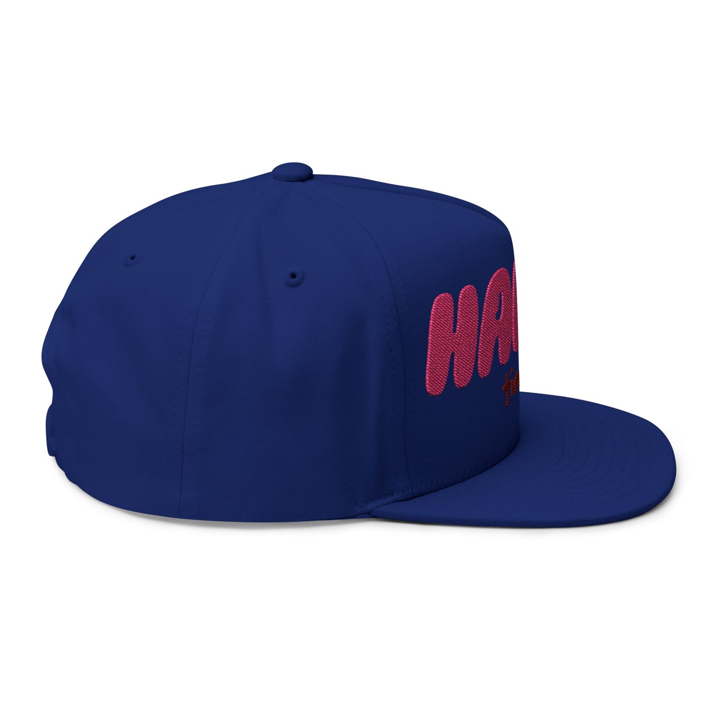 Happy Times Gradient Flat Bill Cap (Embroidery) - snazzymerch
