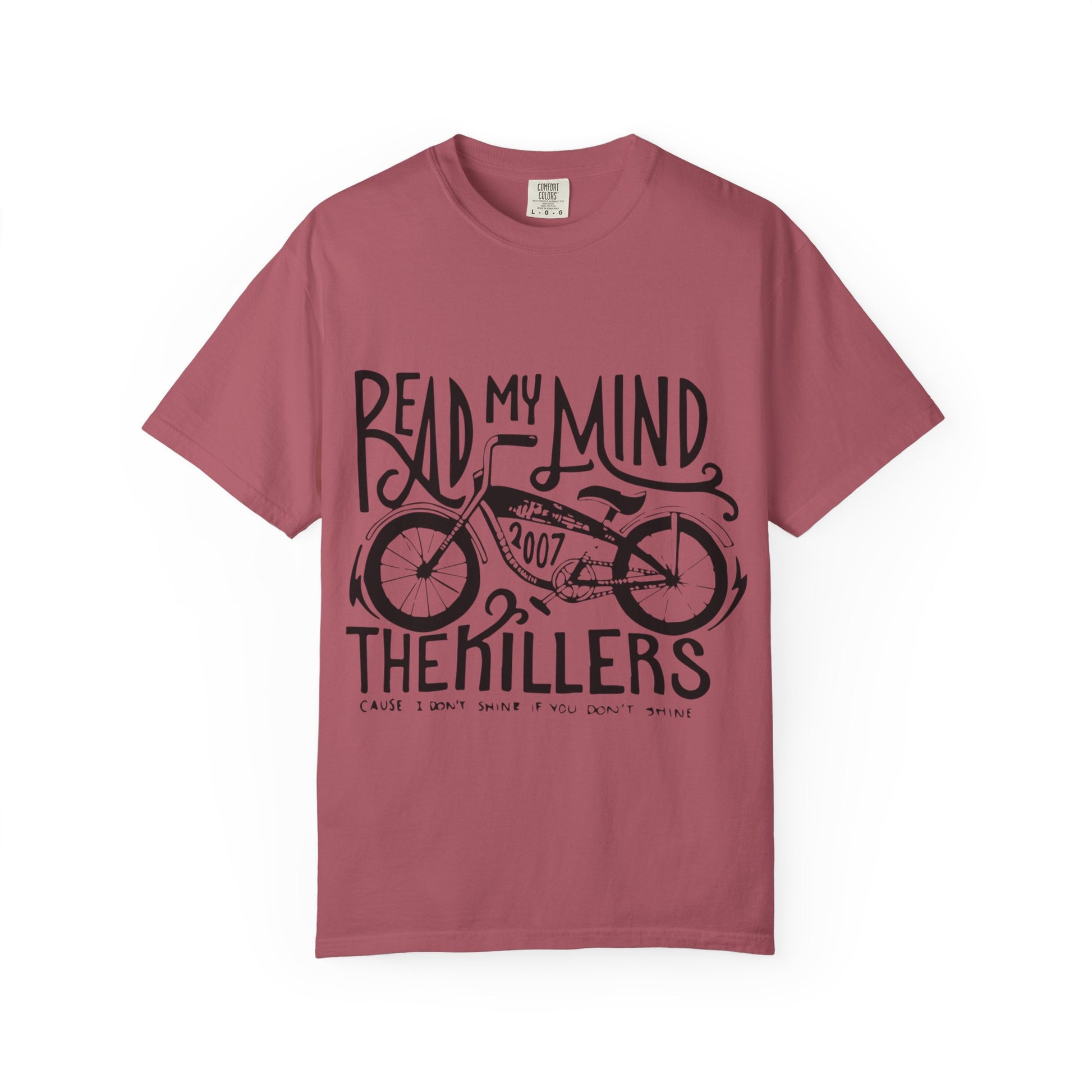 Dot Matrix-Inspired Unisex Garment-Dyed T-shirt - snazzymerch