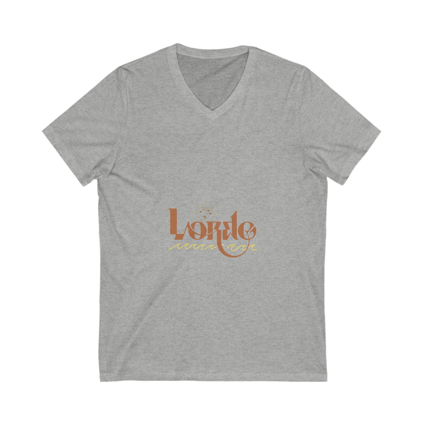 Wave & Sun Unisex Jersey Short Sleeve V-Neck Tee - snazzymerch