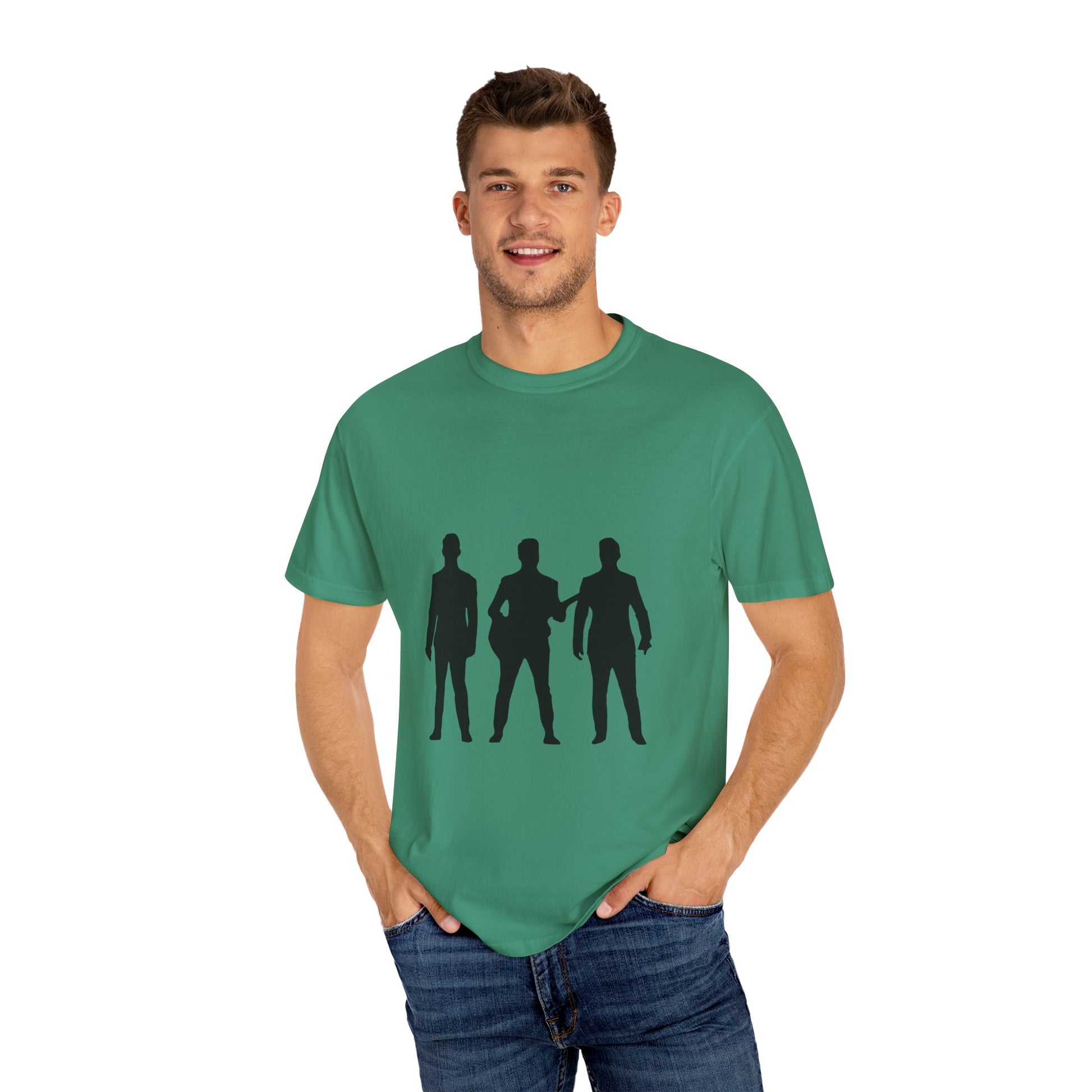 Trendy Black Unisex Garment-Dyed T-shirt - snazzymerch