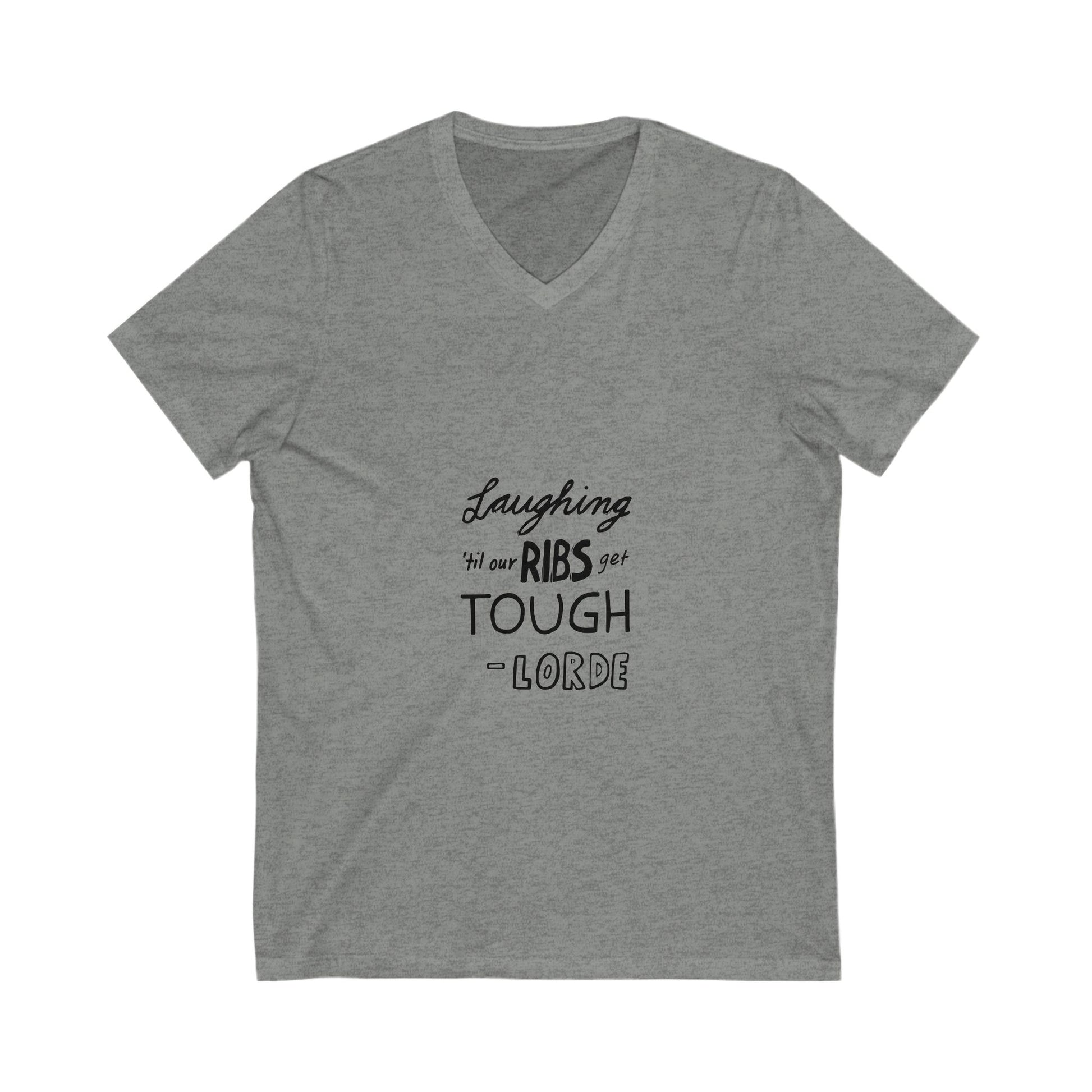 Golden Horizon Unisex Jersey Short Sleeve V-Neck Tee - snazzymerch