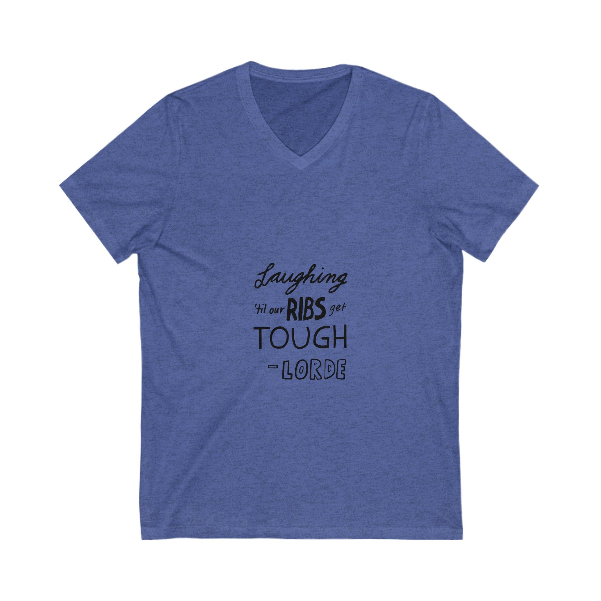 Golden Horizon Unisex Jersey Short Sleeve V-Neck Tee - snazzymerch