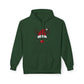 Santa Hat Reindeer Face Christmas Hoodie – Holiday Edition Printify