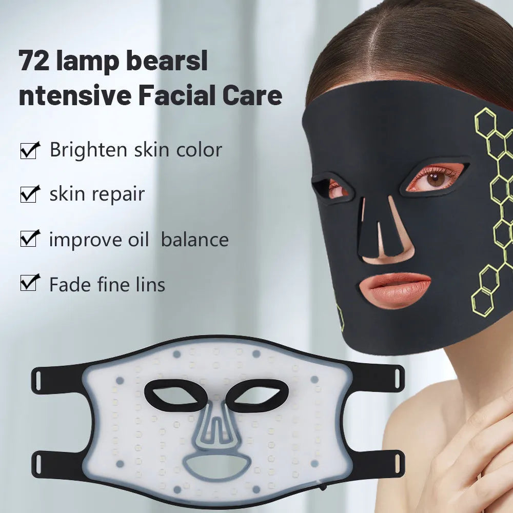 LED Silicone Facial Beauty Device snazzymerch