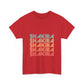 Retro Pop Lines Unisex Heavy cotton tee Printify