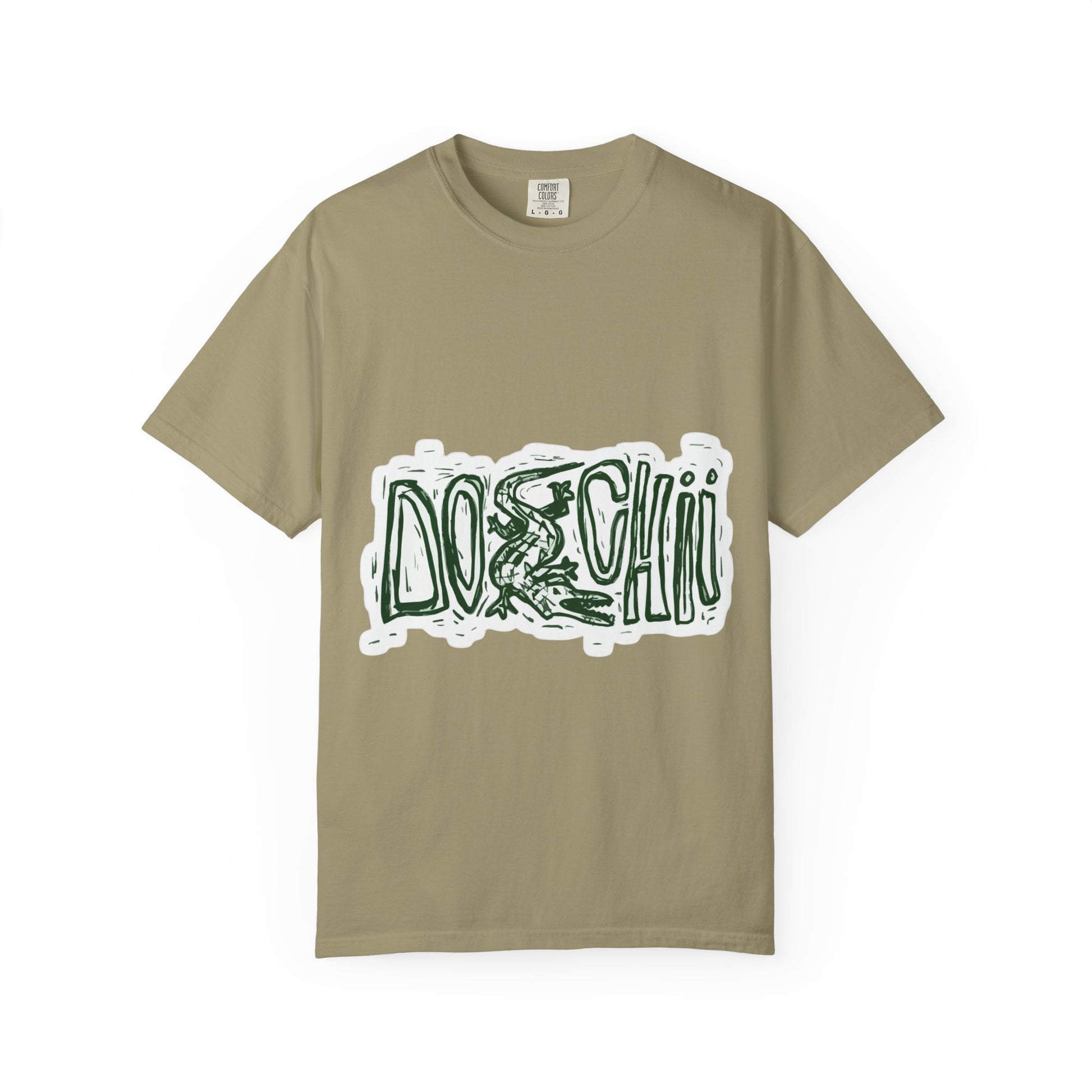 Lizard Lettering Unisex Garment-Dyed T-shirt - snazzymerch