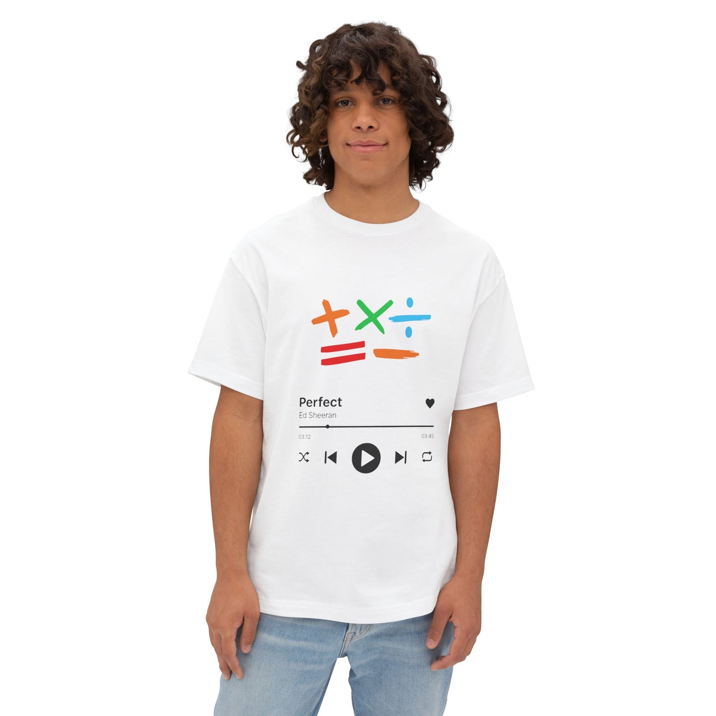 Oversized boxy tee | Ed sheeran music edition