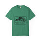 Bold Outline Typography Unisex Garment-Dyed T-shirt - snazzymerch