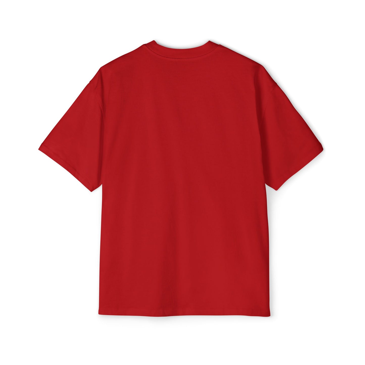 Cute Santa Face Oversized Tee – Festive Christmas Red T-Shirt Printify