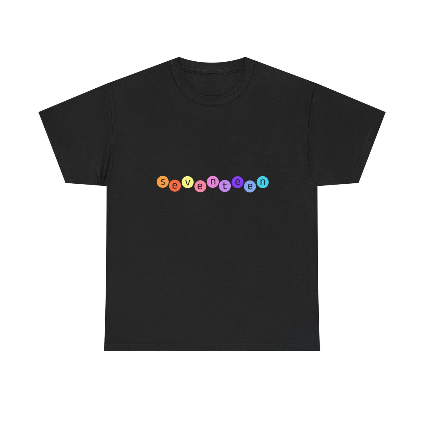 Color Pop Seventeen Unisex Heavy Cotton Tee - snazzymerch