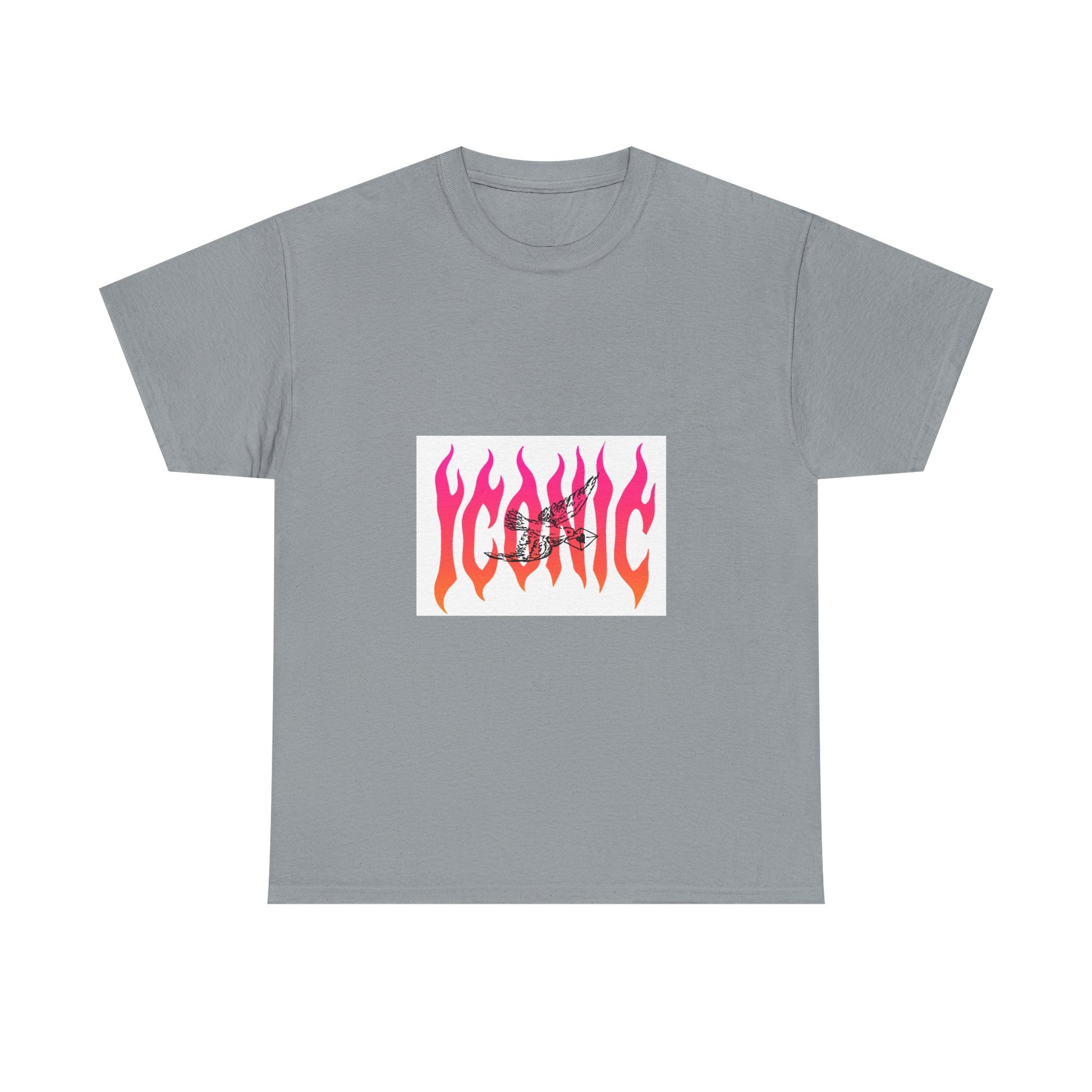 Flame Flight Iconic Unisex Heavy cotton tee Printify