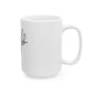 Rainbow Hat Illustration Ceramic Mug, (11oz, 15oz) - snazzymerch