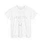Simple Black Unisex Heavy Cotton Tee - snazzymerch
