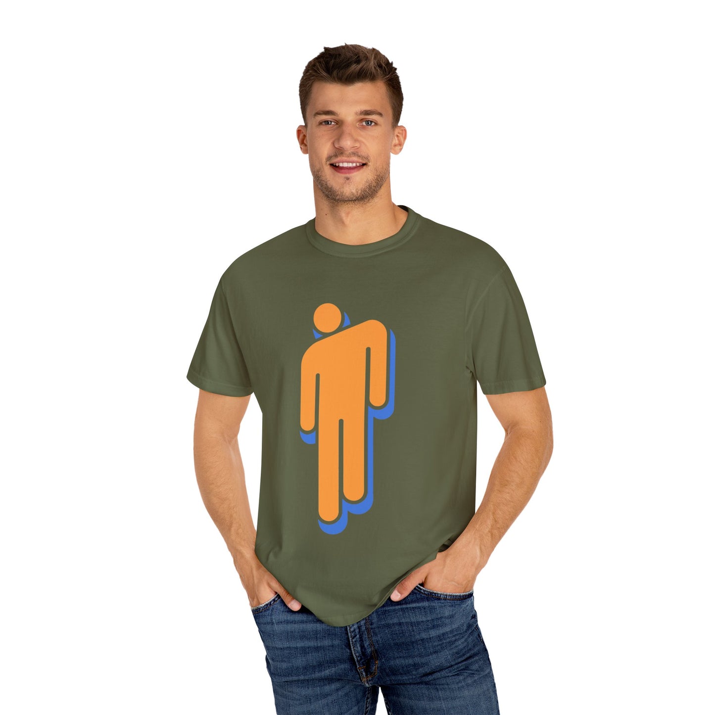 Billie Eilish Inspired Dyed T-shirt – Walk Alone Icon Edition Printify