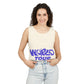 World Tour Bubble Letter-Dyed Tank Top Printify