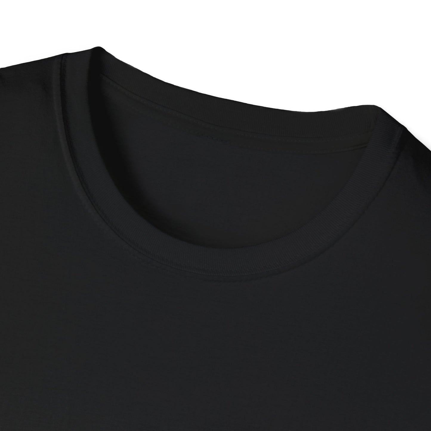 Heart on Fire Bold Script Unisex Softstyle Tee - snazzymerch
