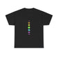 Rainbow Lunar Phases Unisex Cotton Tee Printify