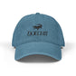 Red Typography Denim Hat (Embroidery) - snazzymerch