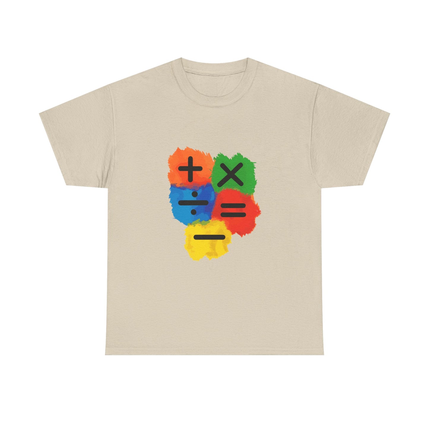 Orange Equals Symbol Unisex Heavy Cotton Tee - snazzymerch