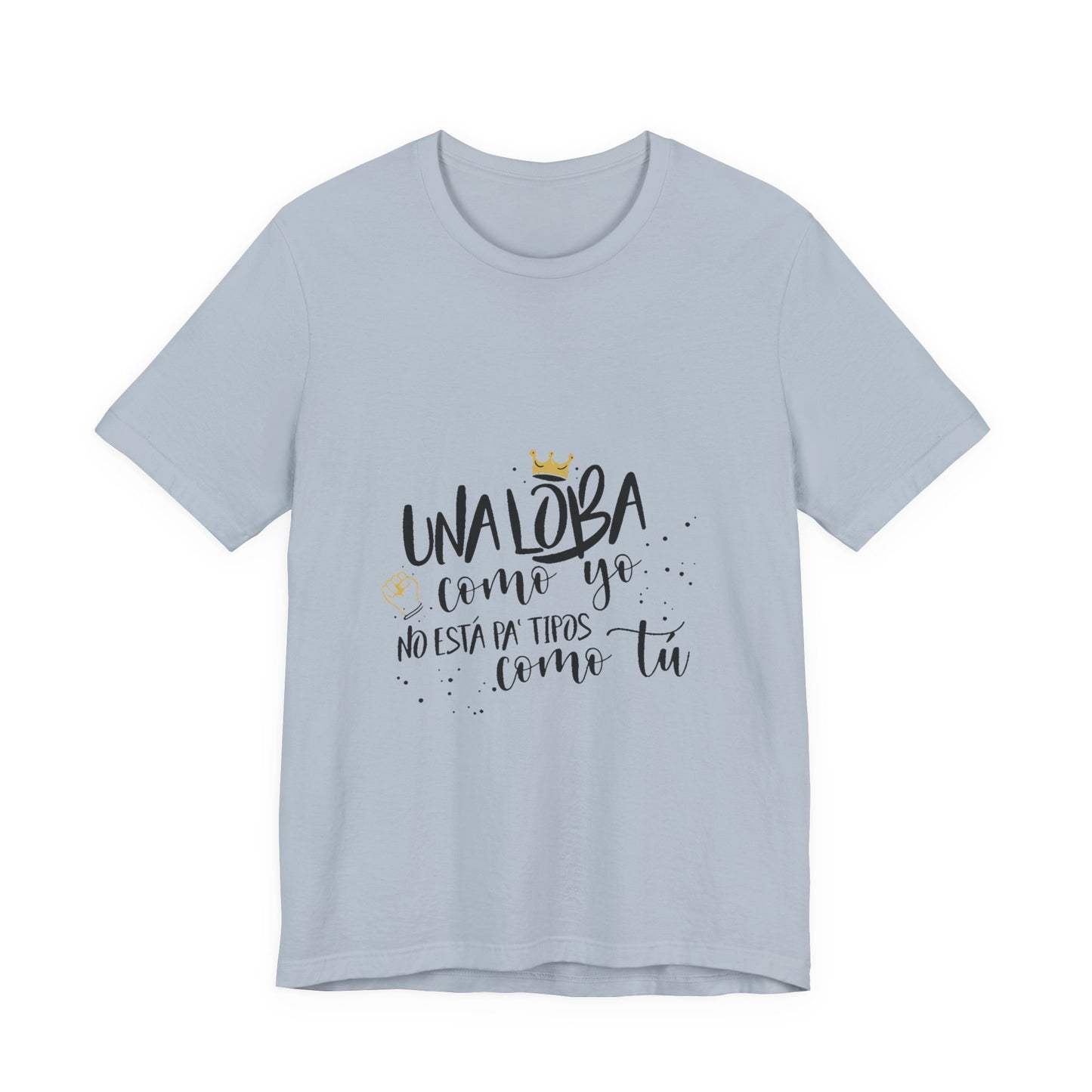 Golden Wolf Energy Unisex jersey short sleeve tee Printify