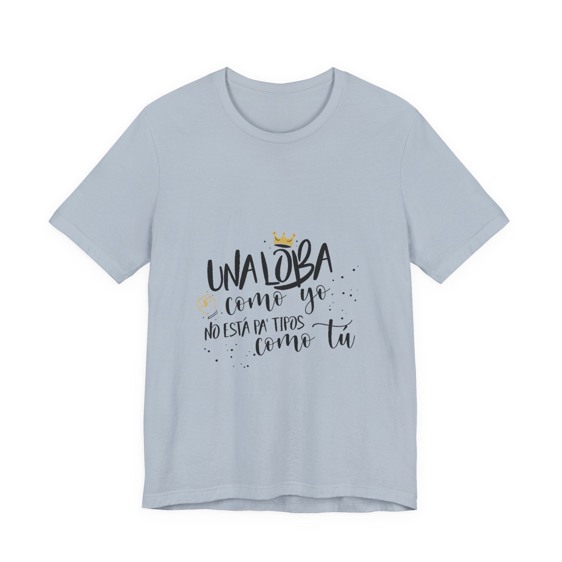Golden Wolf Energy Unisex jersey short sleeve tee Printify