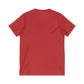 Cosmic Bloom Unisex Jersey Short Sleeve V-Neck Tee - snazzymerch