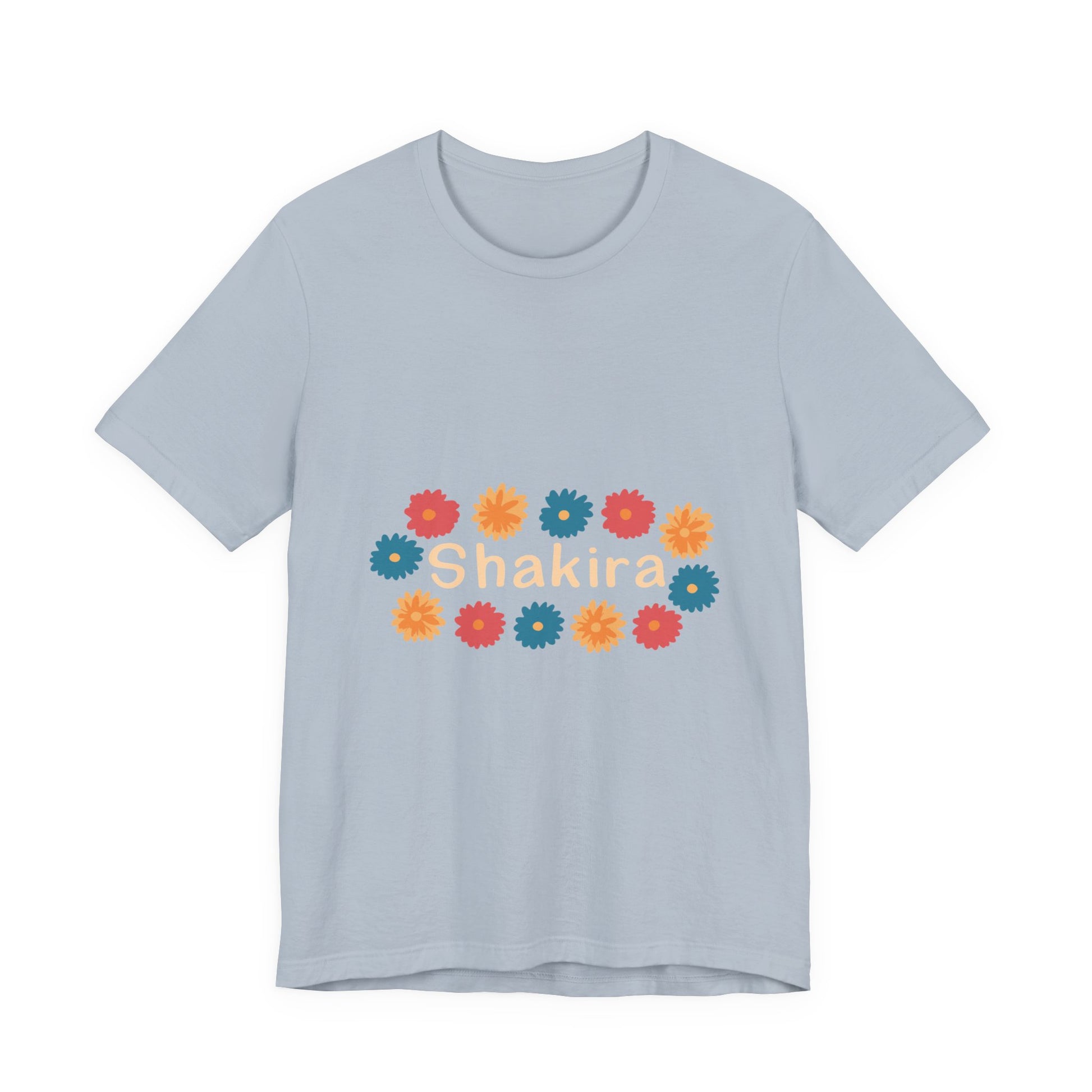 Retro Floral Groove Unisex jersey short sleeve tee Printify