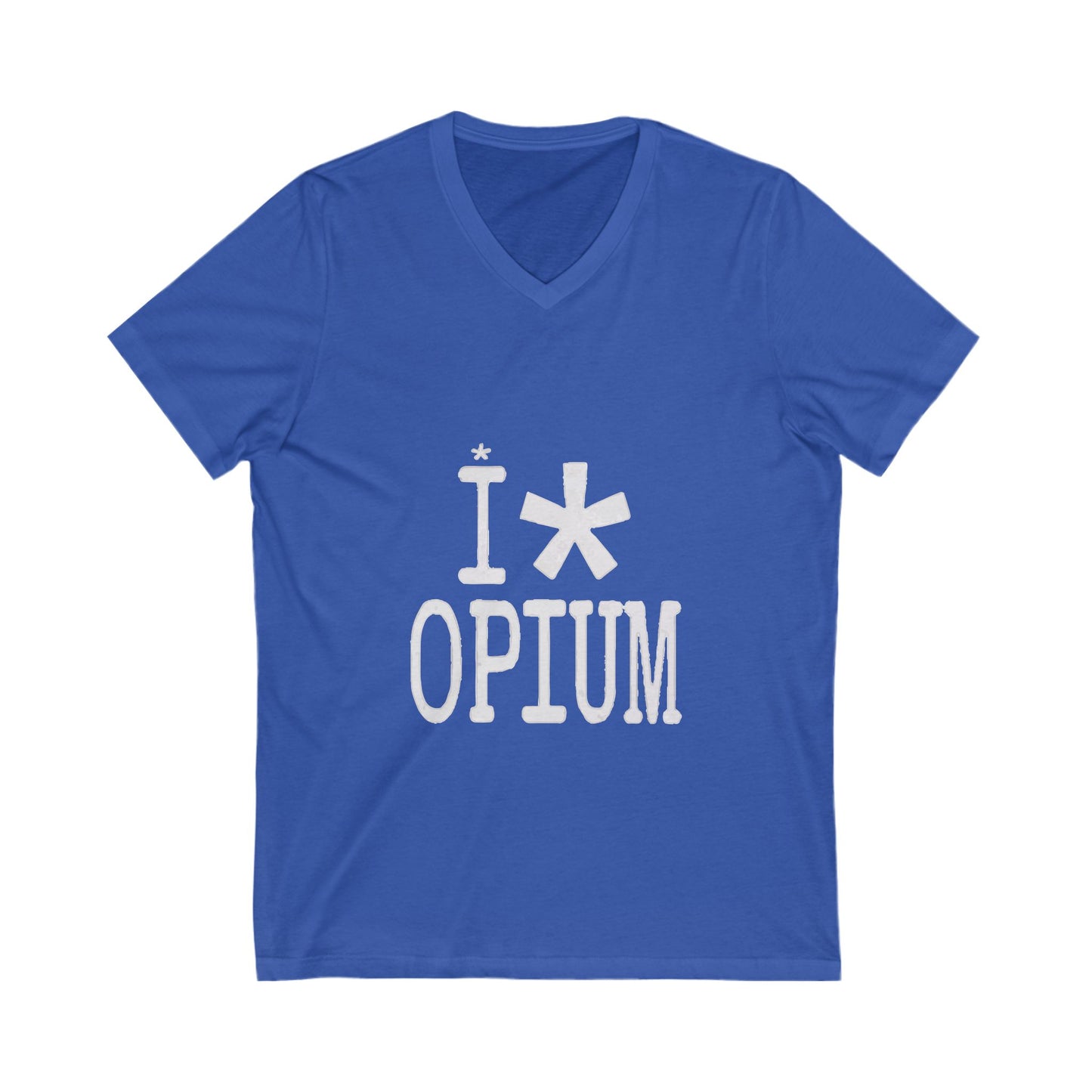 Monochrome Minimal Design Unisex Jersey Short Sleeve V-Neck Tee - snazzymerch