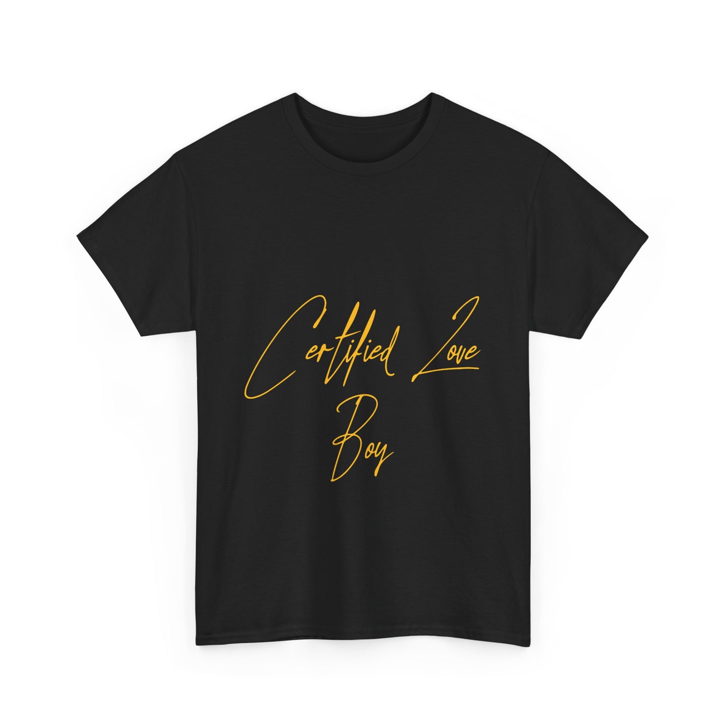 Certified Lover Boy Script Heavy Cotton Tee Printify
