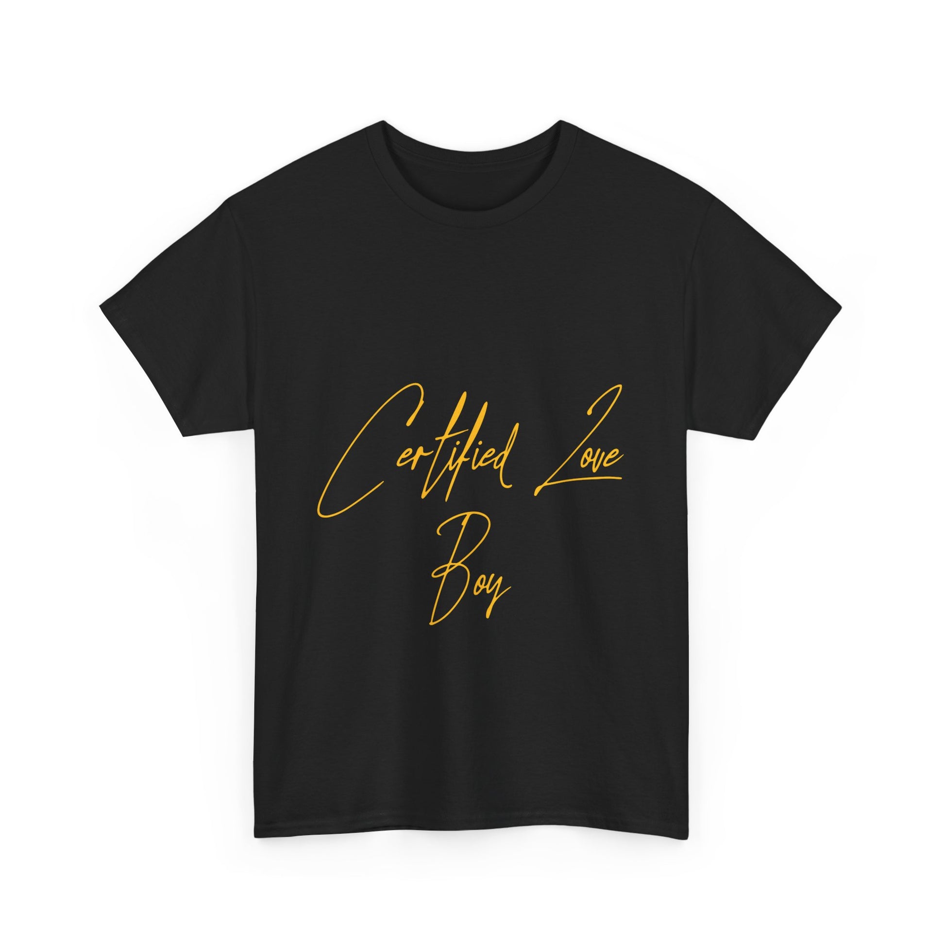 Certified Lover Boy Script Heavy Cotton Tee Printify