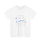Neon Space Doodles Unisex Cotton Tee Printify